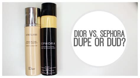 Dupe or Dud: Dior Airflash Foundation vs. Sephora Perfection 